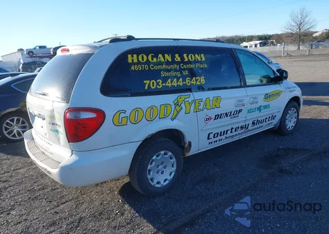 2003 Chrysler Town & Country z USA, uszkodzony, nr VIN 2C8GP24313R272348